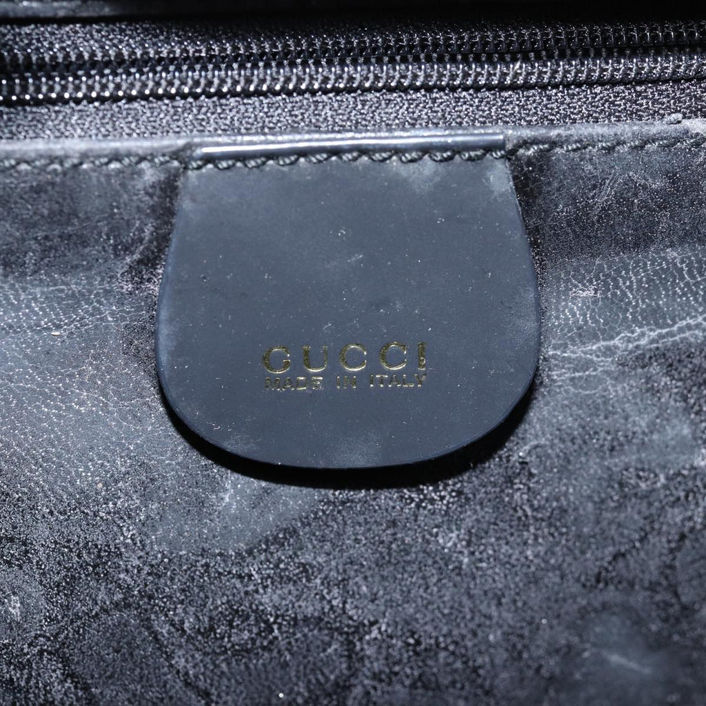 GUCCI Hand Bag Patent leather 2way Black 000 3270 0323 72127