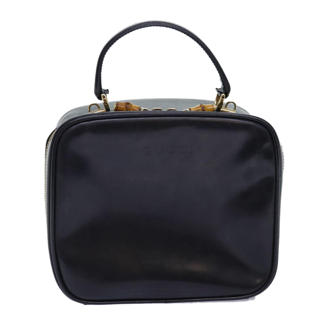 GUCCI Hand Bag Patent leather 2way Black 000 3270 0323 72127