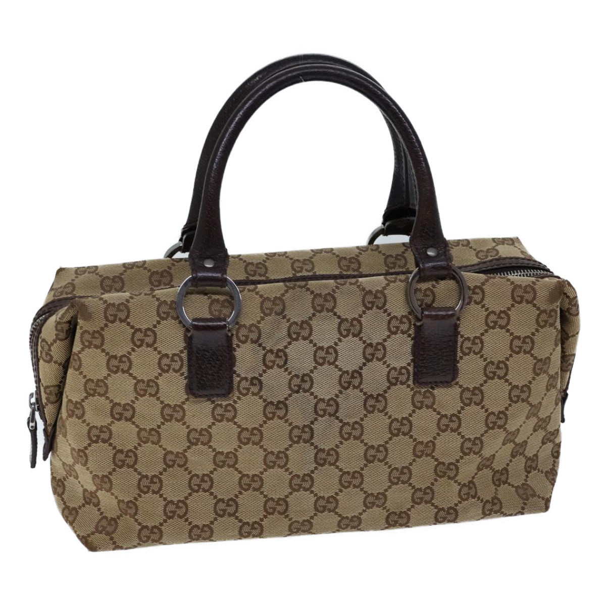 GUCCI GG Canvas Hand Bag Beige 72163