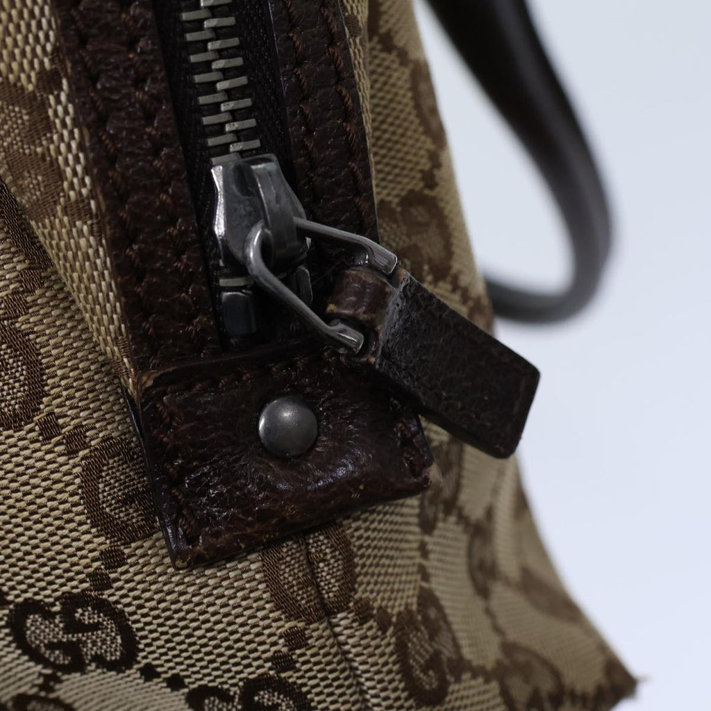 GUCCI GG Canvas Hand Bag Beige 72163