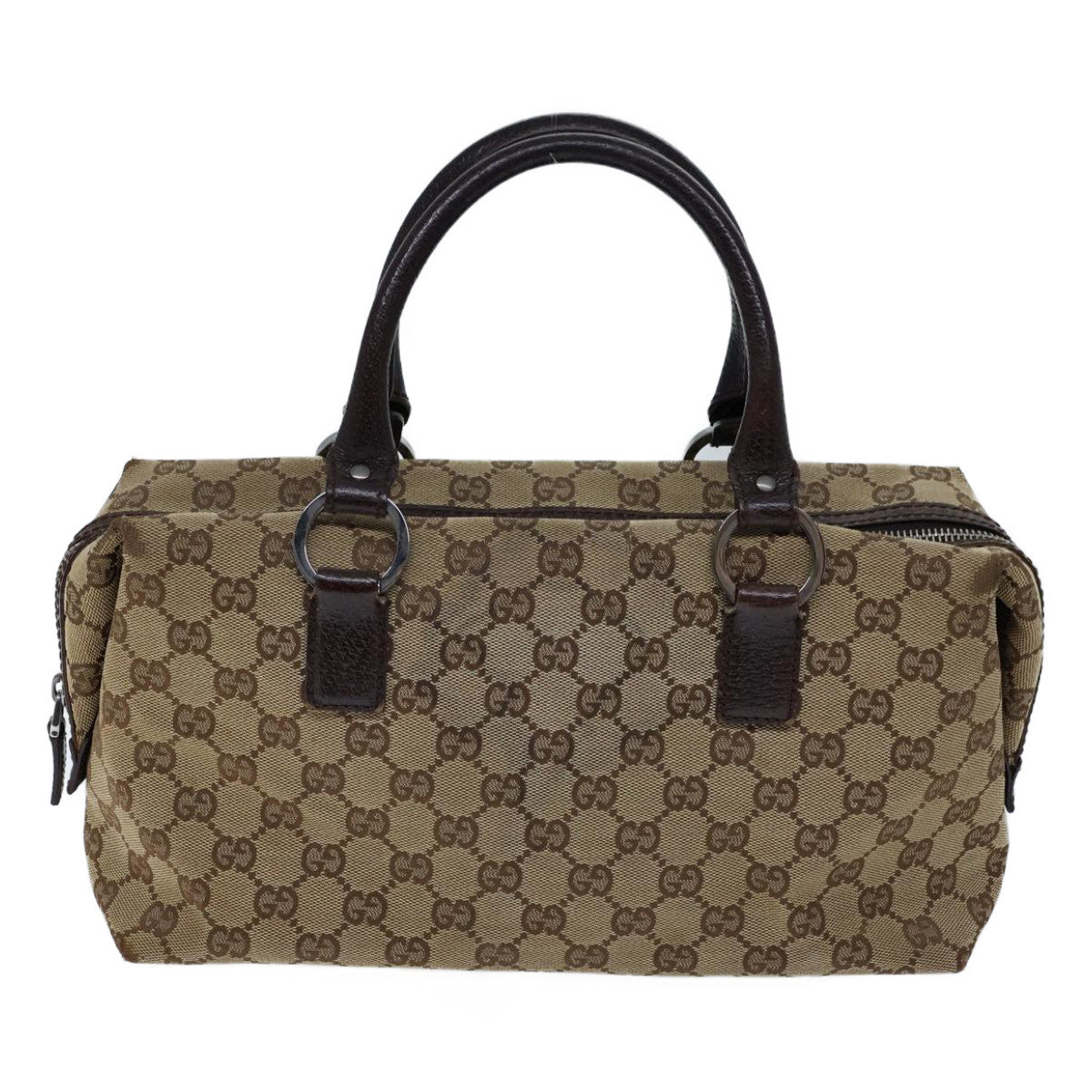 GUCCI GG Canvas Hand Bag Beige 72163