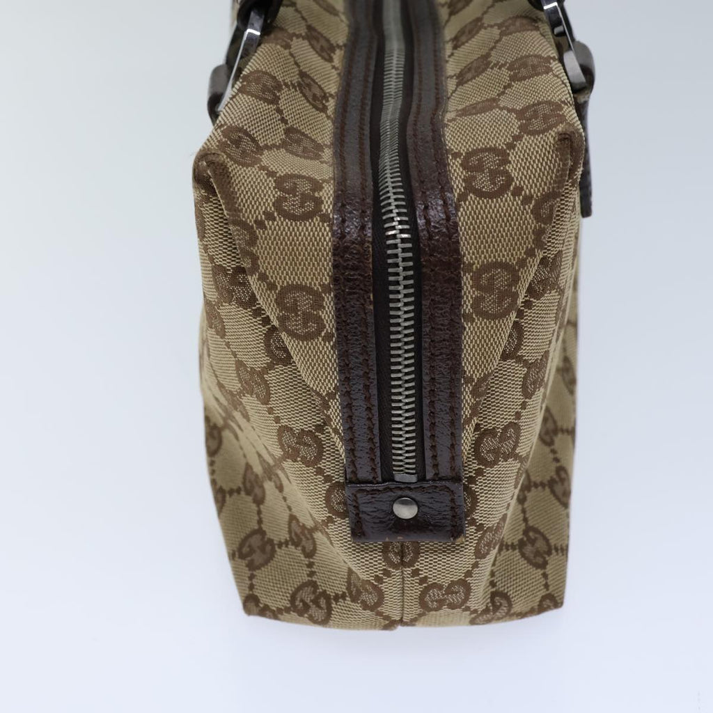 GUCCI GG Canvas Hand Bag Beige 72163