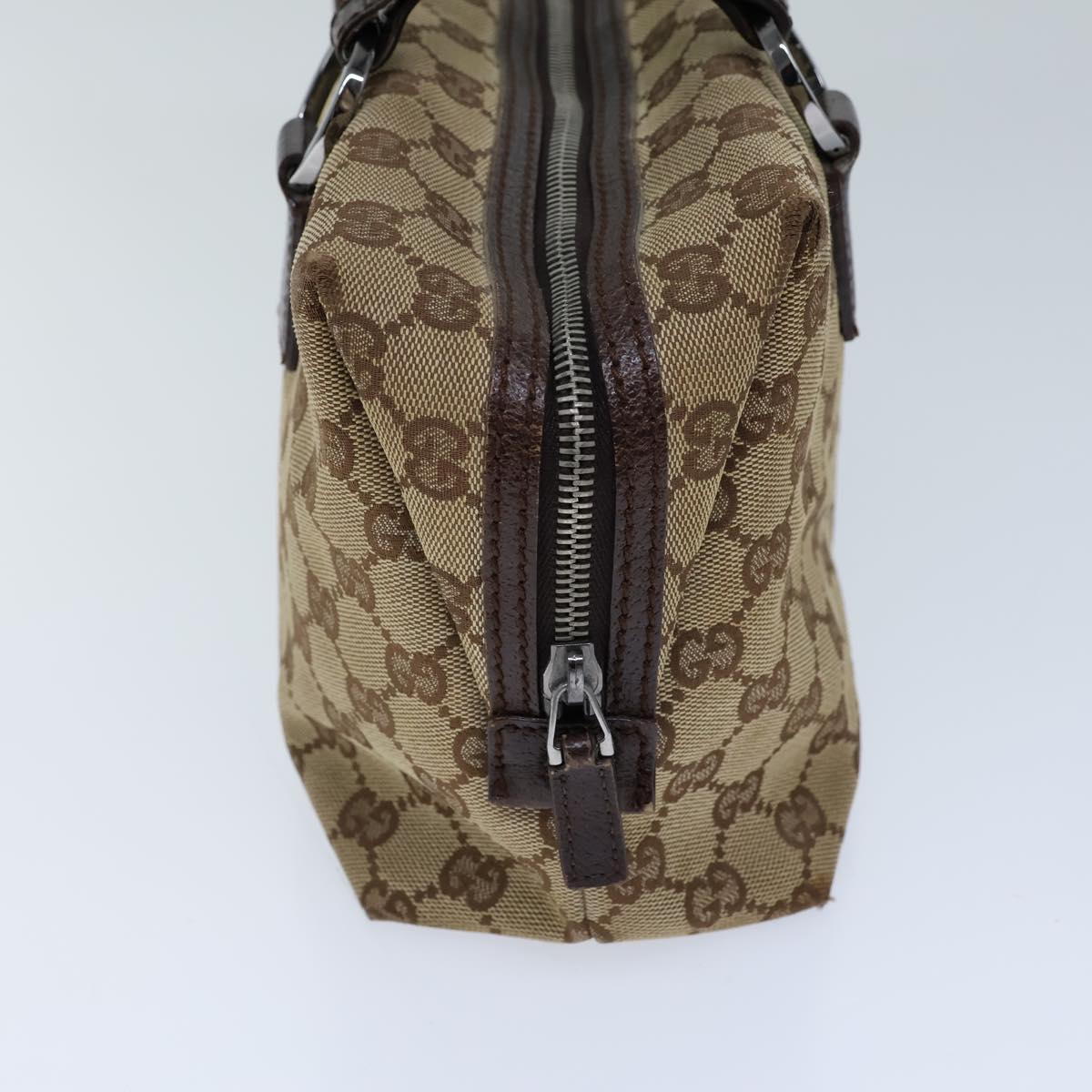 GUCCI GG Canvas Hand Bag Beige 72163