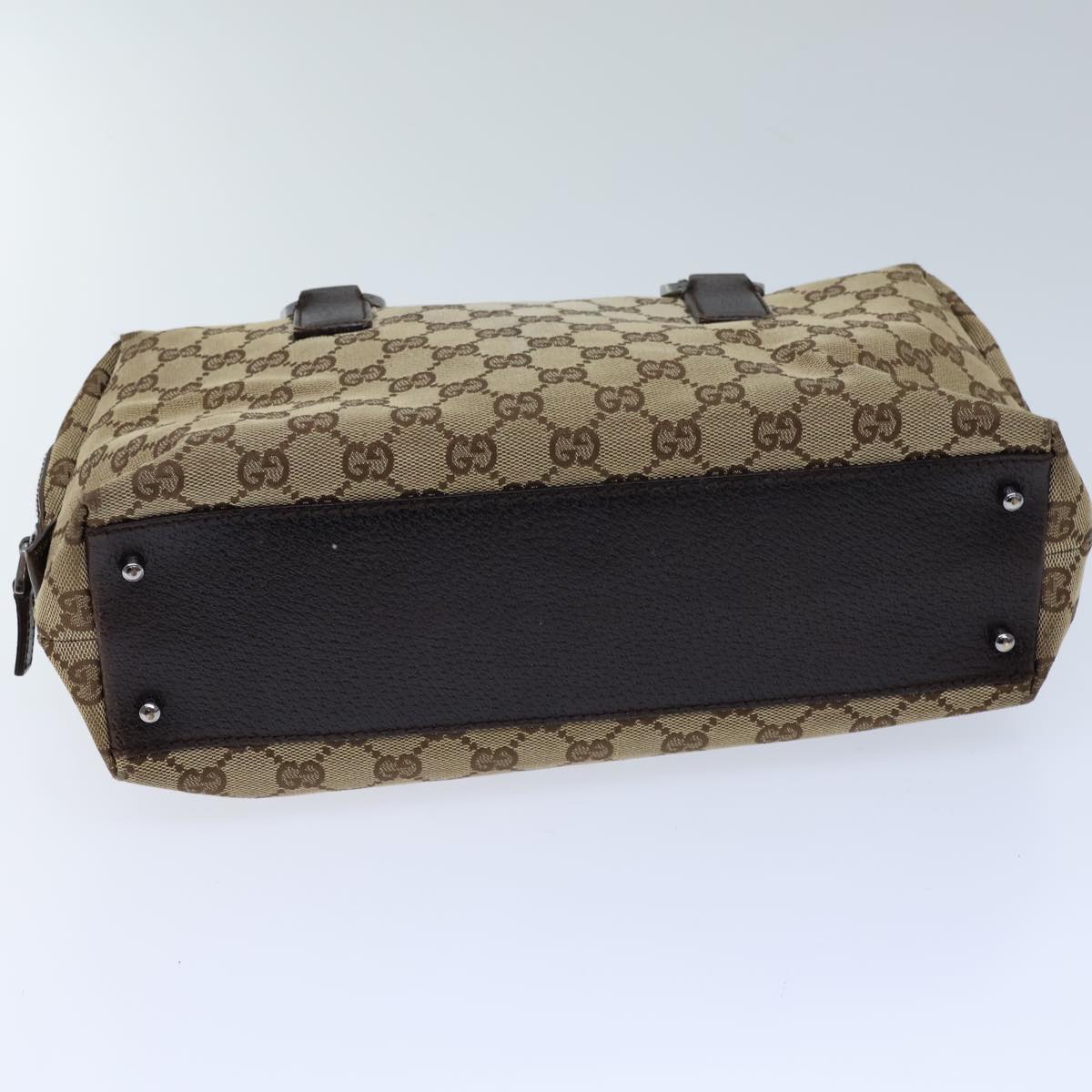 GUCCI GG Canvas Hand Bag Beige 72163
