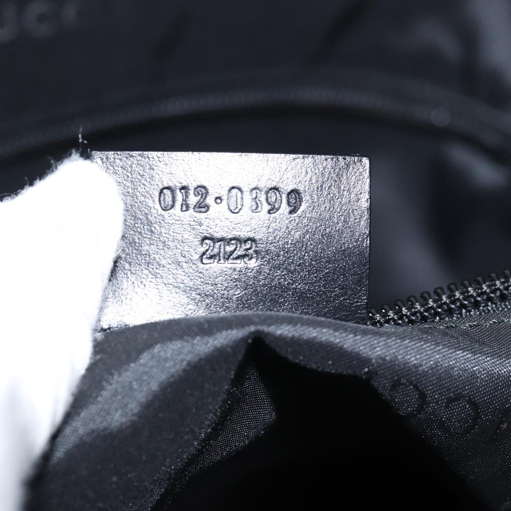 GUCCI Boston Bag Nylon 2way Black 012 0399 2123 72179