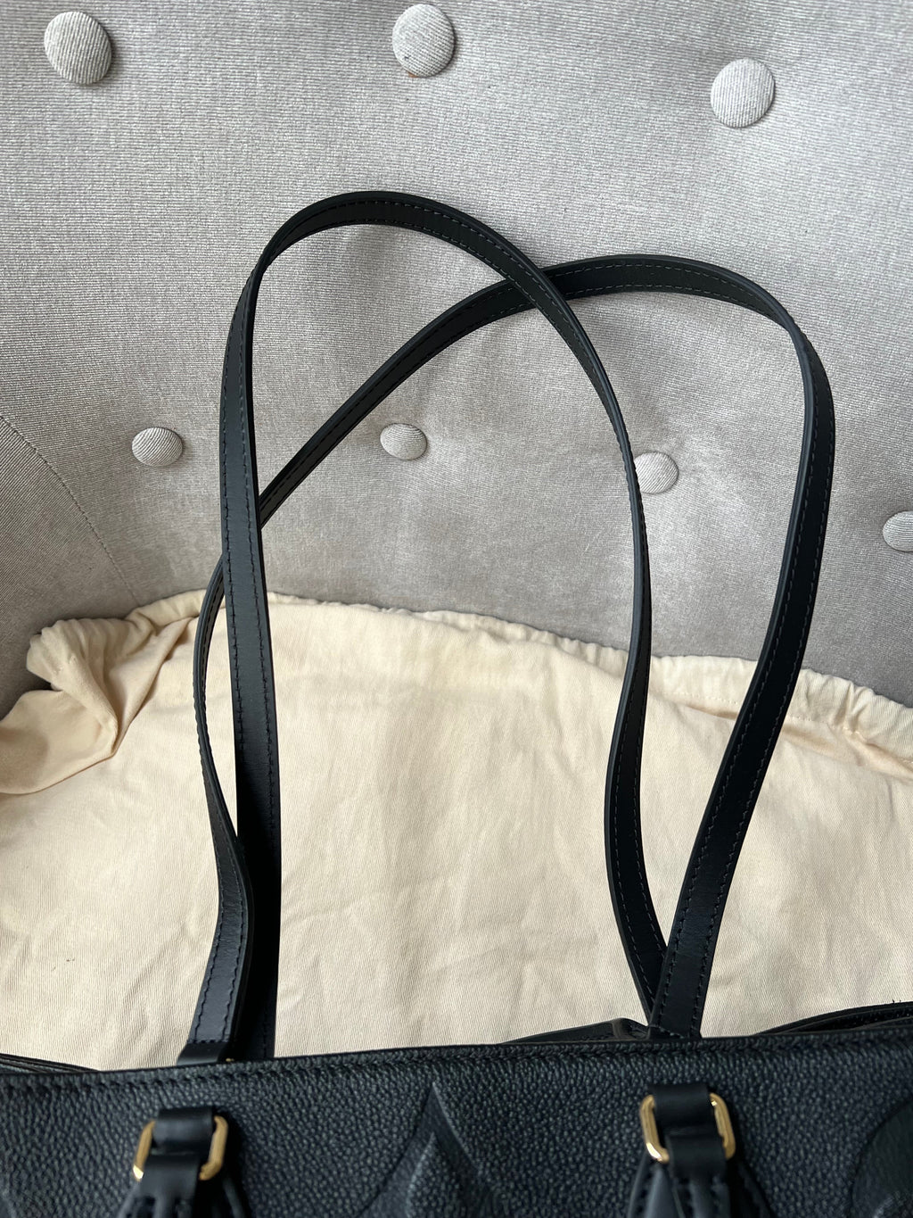 Louis Vuitton On the Go GM Black Empreinte (RRP £2,570)