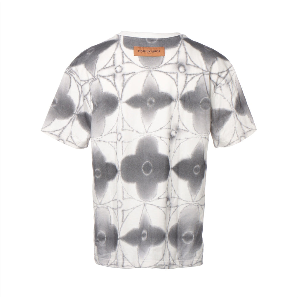 Louis Vuitton 23SS Cotton  L Mens Grey X White Monogram Flower Tidey RM231