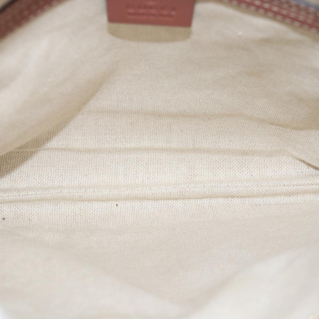 GUCCI GG Supreme Shoulder Bag PVC Beige 295257 72293