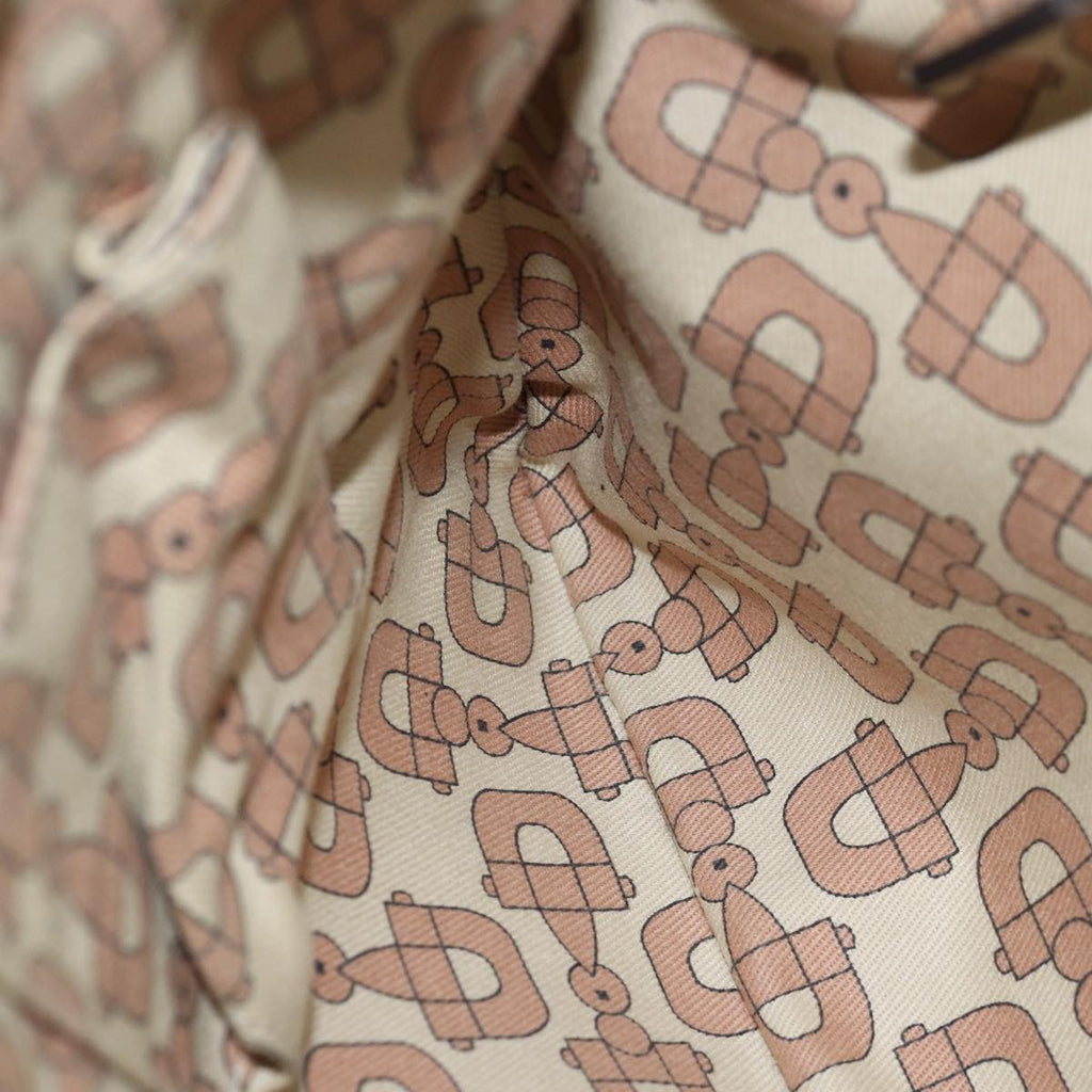 GUCCI GG Canvas Sherry Line Shoulder Bag Gold Beige pink 144388 72295
