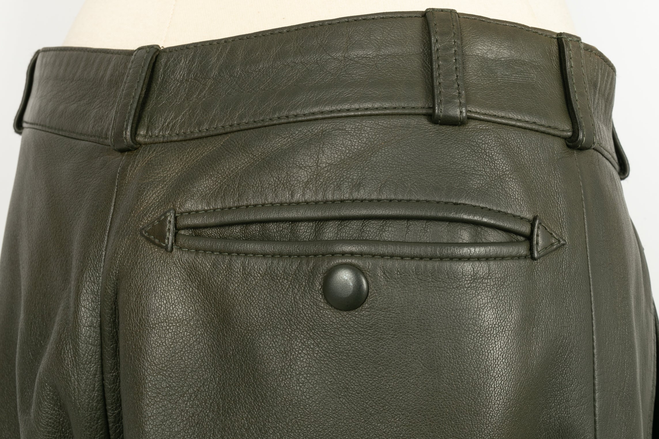 Pantalon en cuir HermÃƒÆ’Ã‚Â¨s 2009