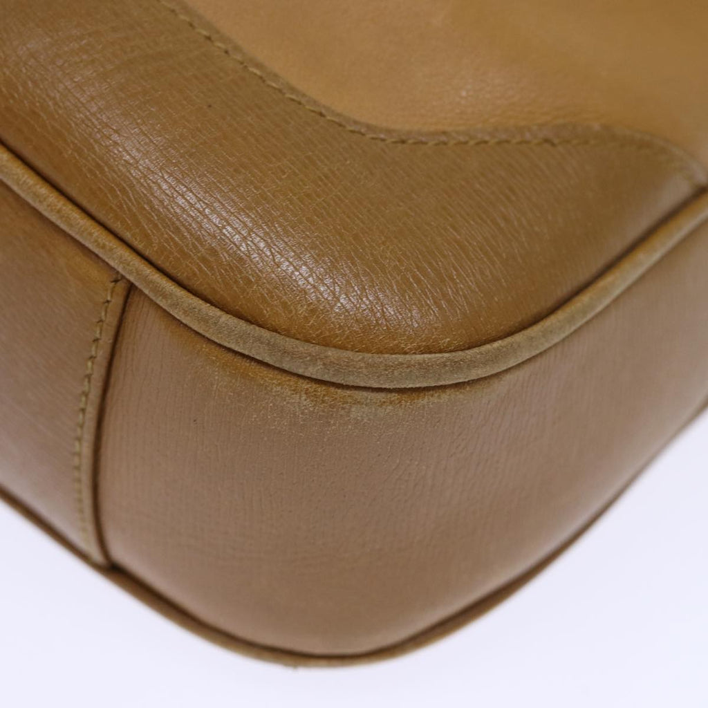 GUCCI Bamboo Shoulder Bag Leather 2way Brown 72419