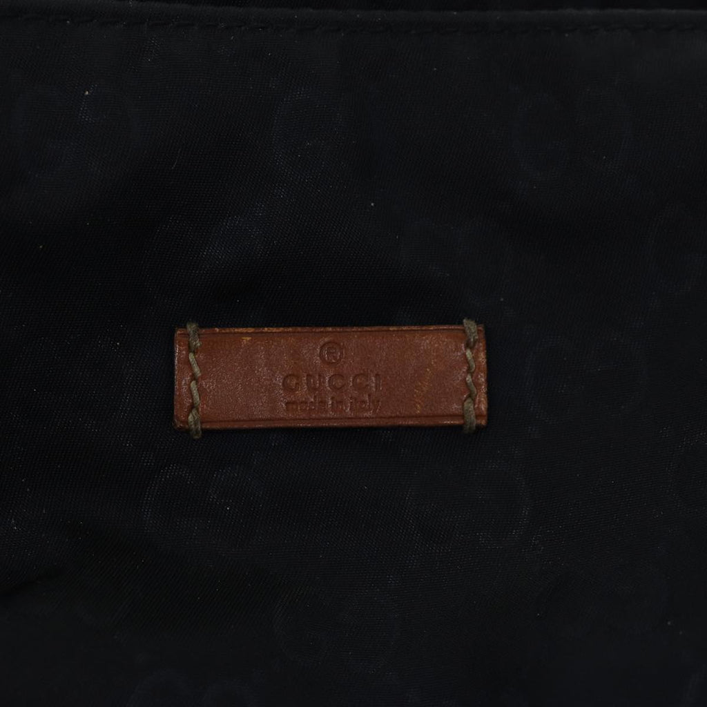 GUCCI GG Canvas Tote Bag Nylon Navy 72423