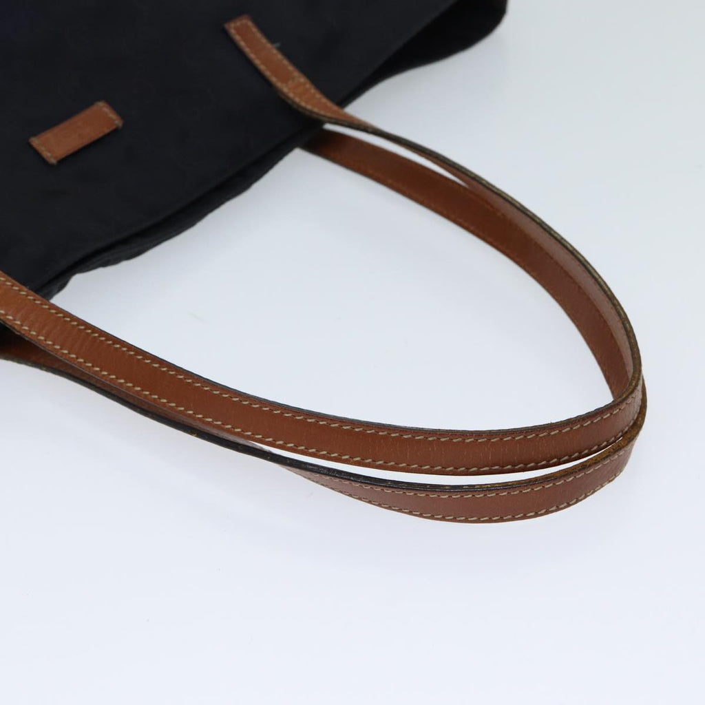 GUCCI GG Canvas Tote Bag Nylon Navy 72423