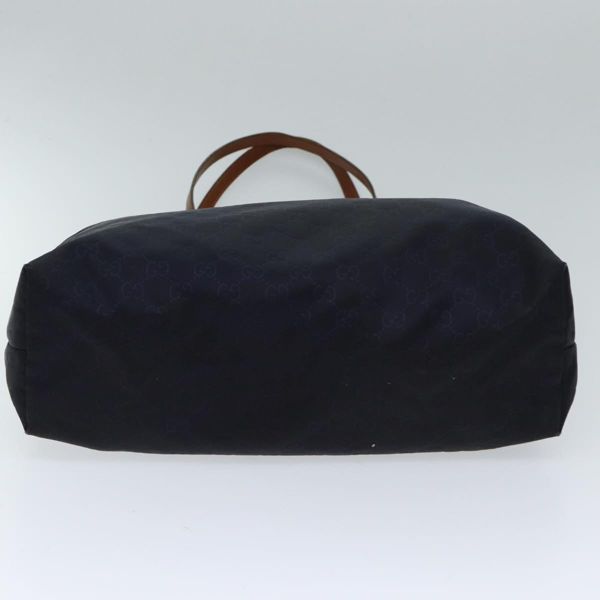 GUCCI GG Canvas Tote Bag Nylon Navy 72423