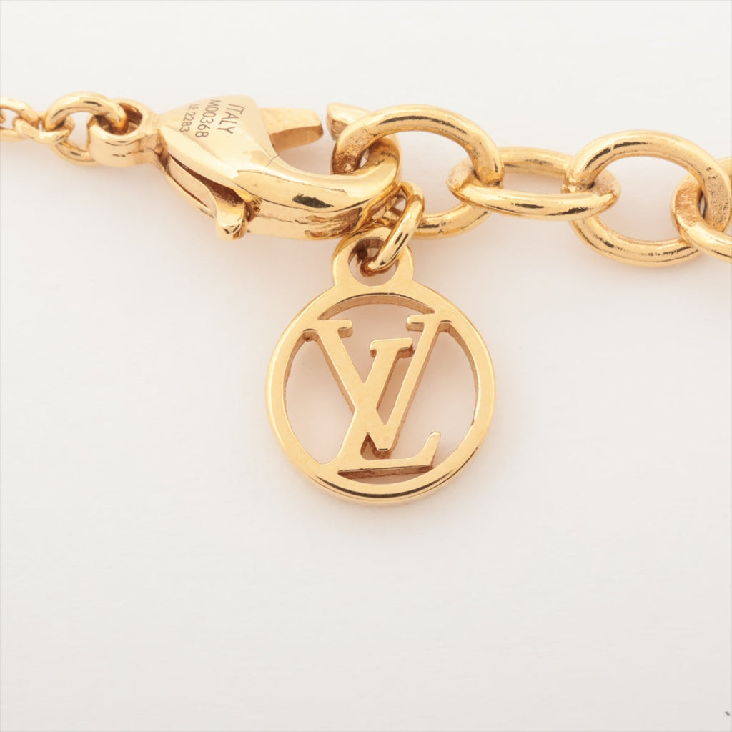 Louis Vuitton M00368 Collie Ptyle LE2283 Necklace GP  Rhinestone G
