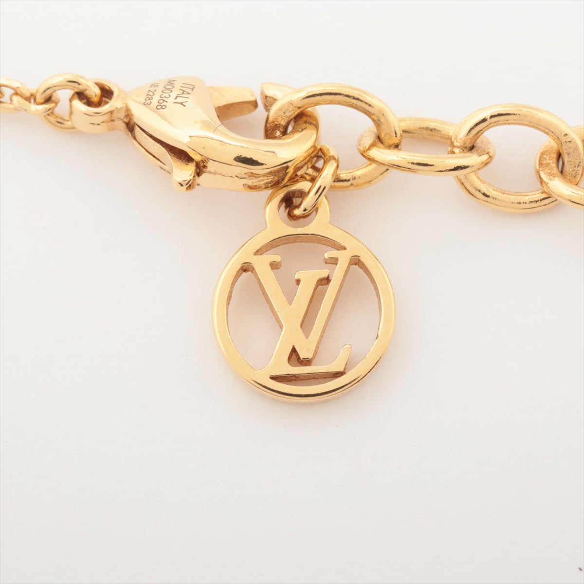 Louis Vuitton M00368 Collie Ptyle LE2283 Necklace GP  Rhinestone G