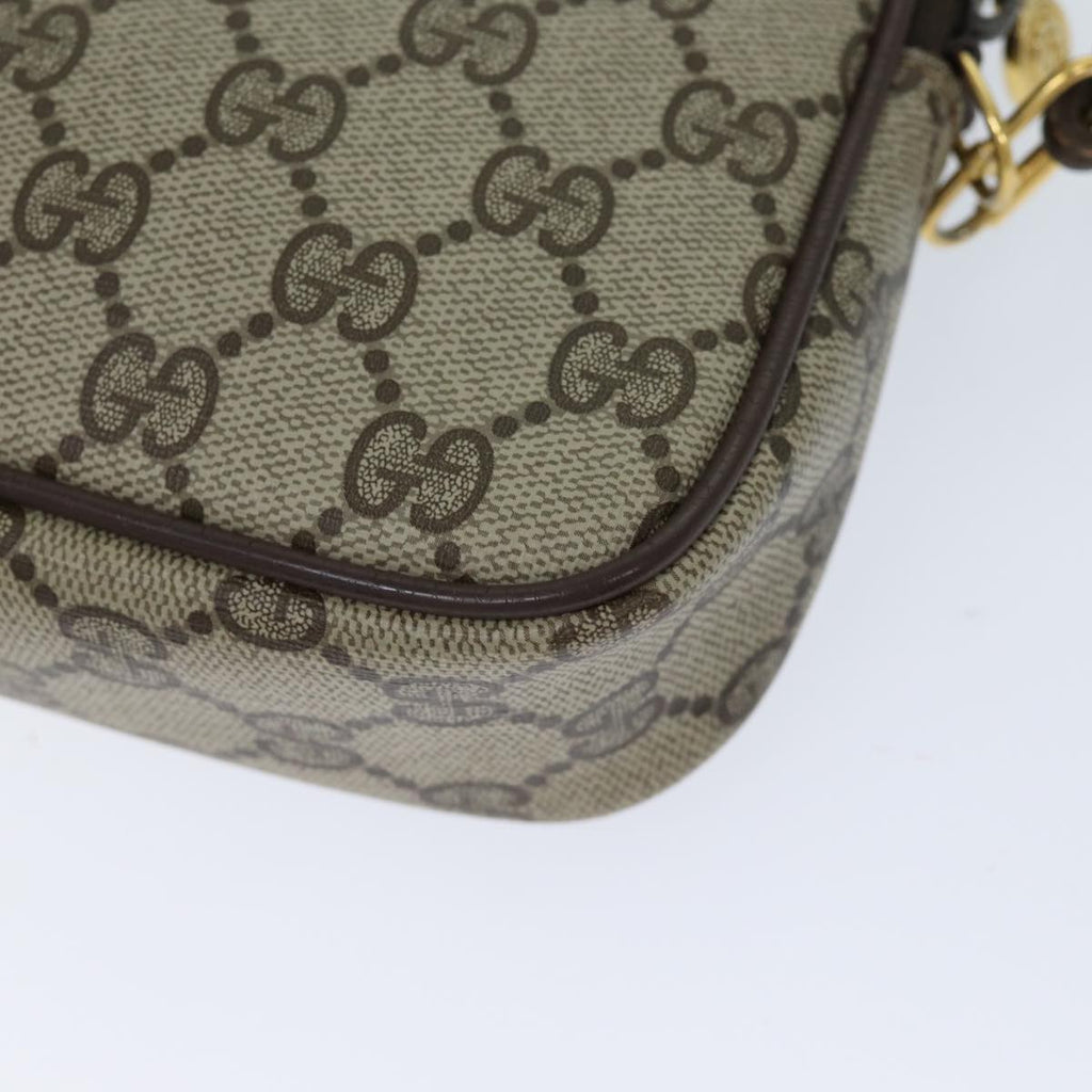 GUCCI GG Supreme Shoulder Bag PVC Beige 97 02 068 72481