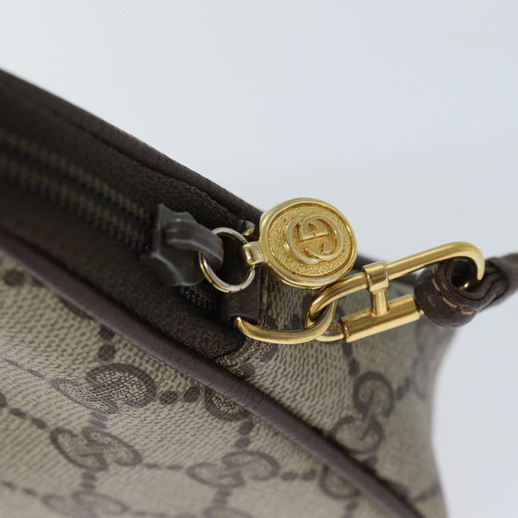 GUCCI GG Supreme Shoulder Bag PVC Beige 97 02 068 72481