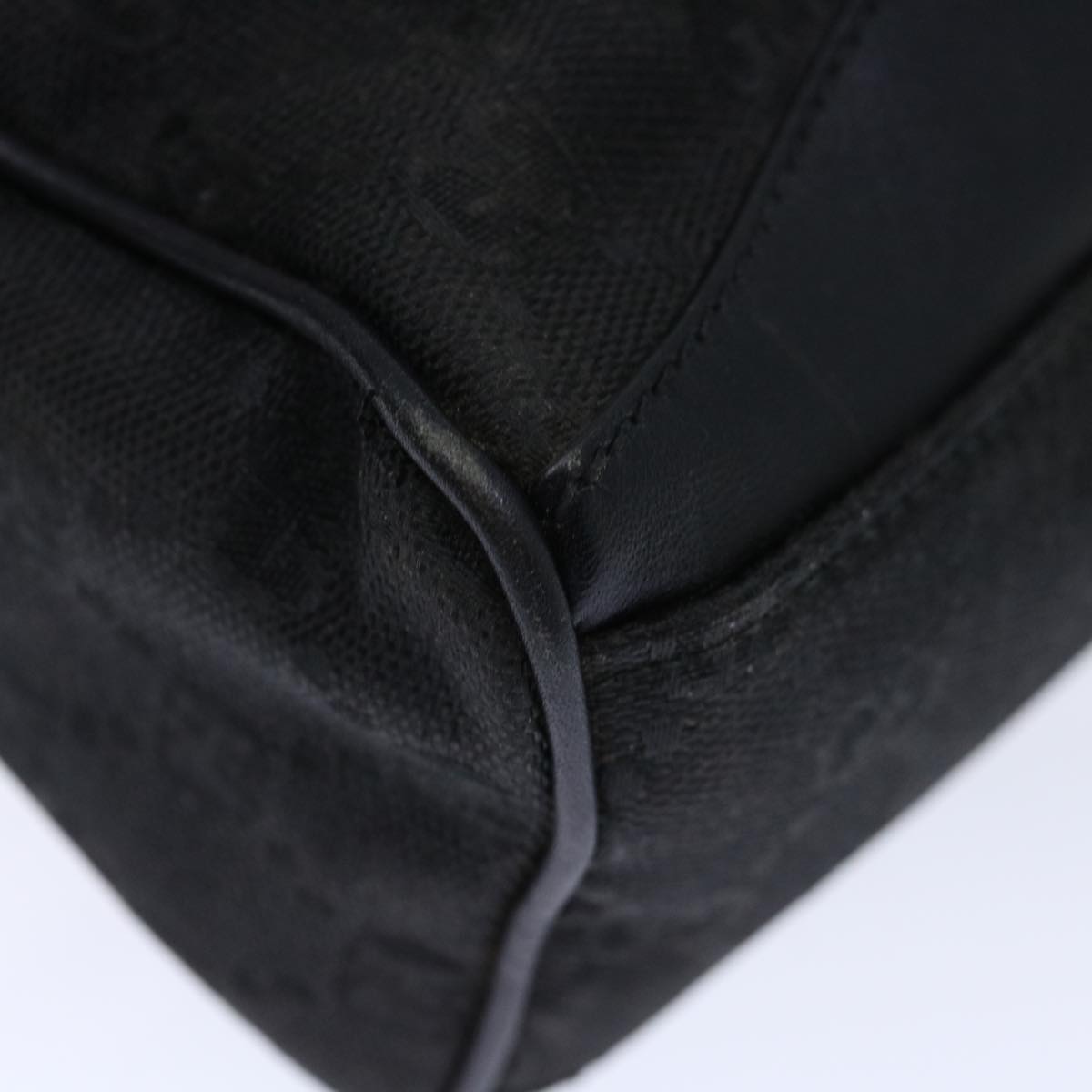 GUCCI GG Canvas Mini Hand Bag Black 72488