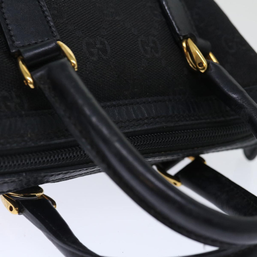 GUCCI GG Canvas Mini Hand Bag Black 72488