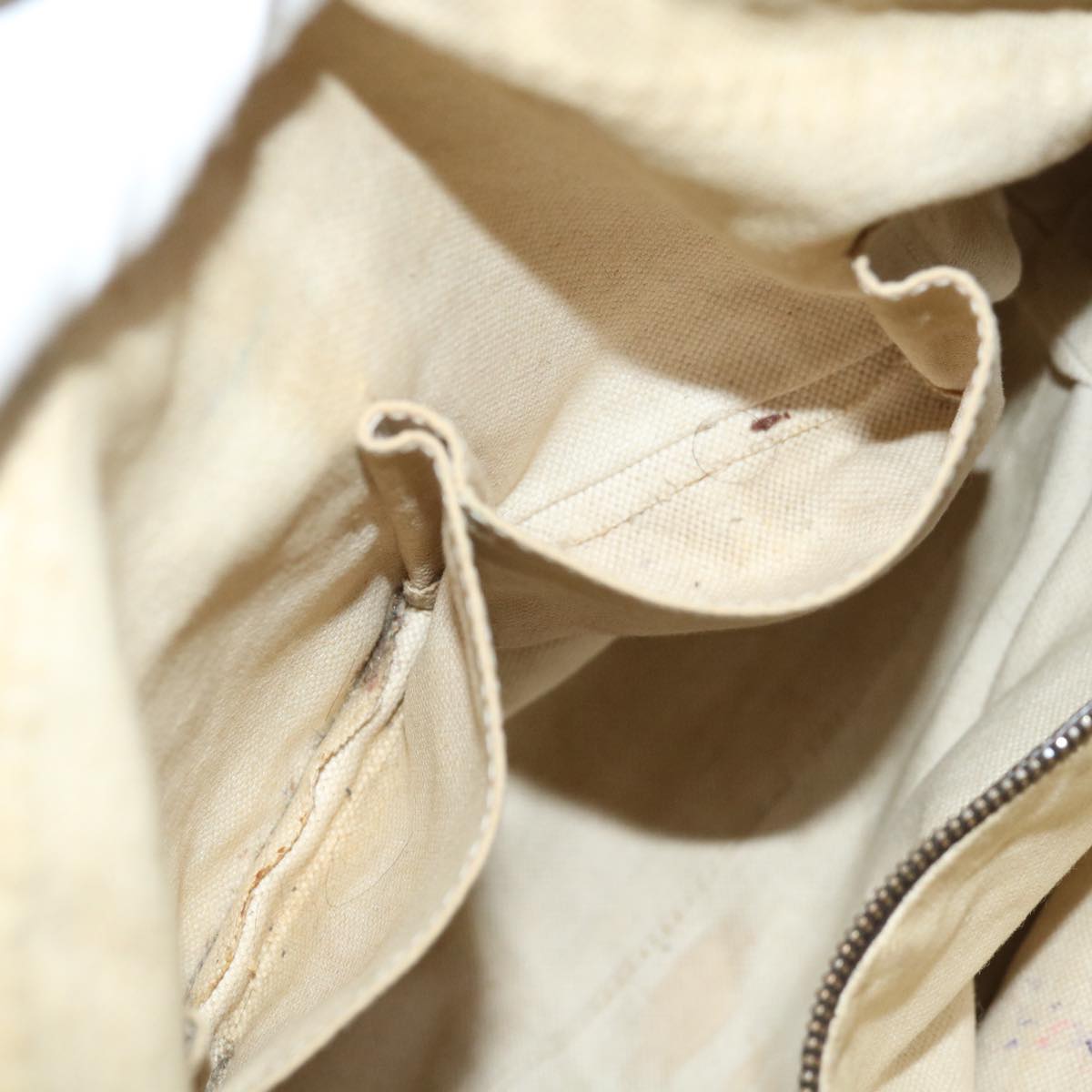 GUCCI GG Canvas Bamboo Hand Bag Beige 339002 72514