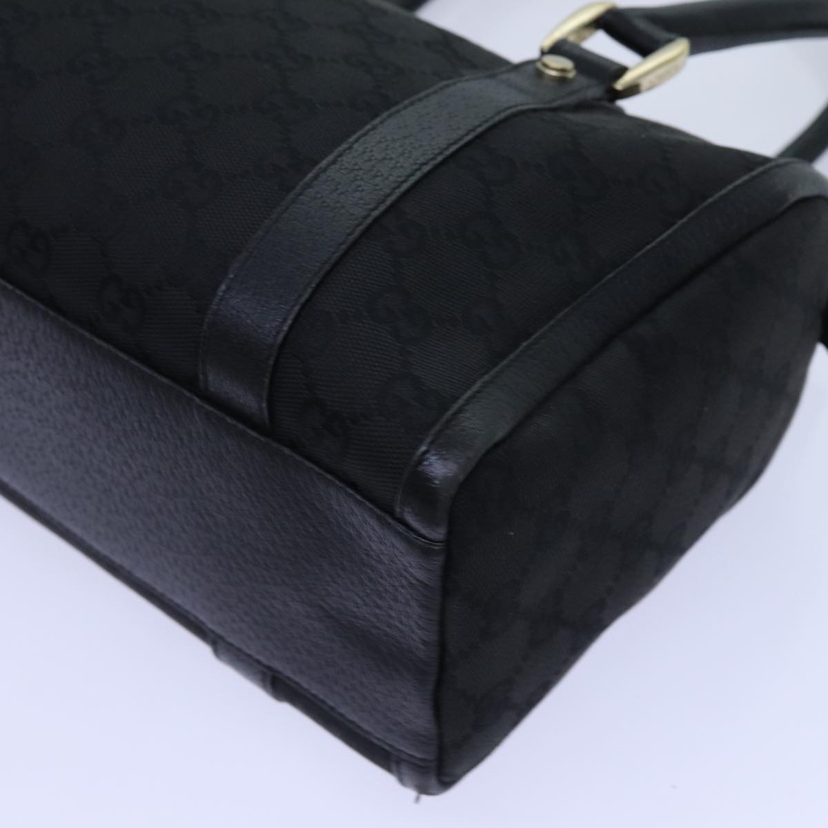 GUCCI GG Canvas Shoulder Bag Black 72519
