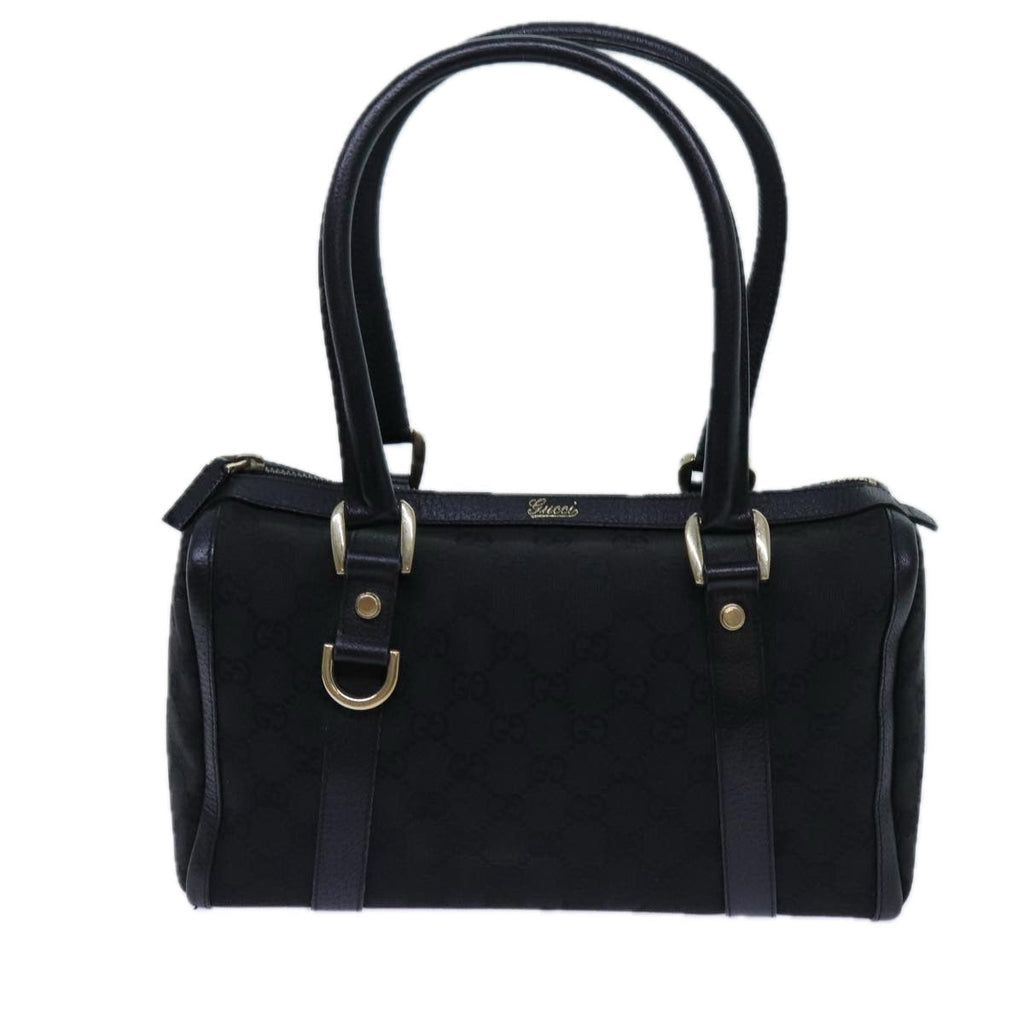 GUCCI GG Canvas Shoulder Bag Black 72519