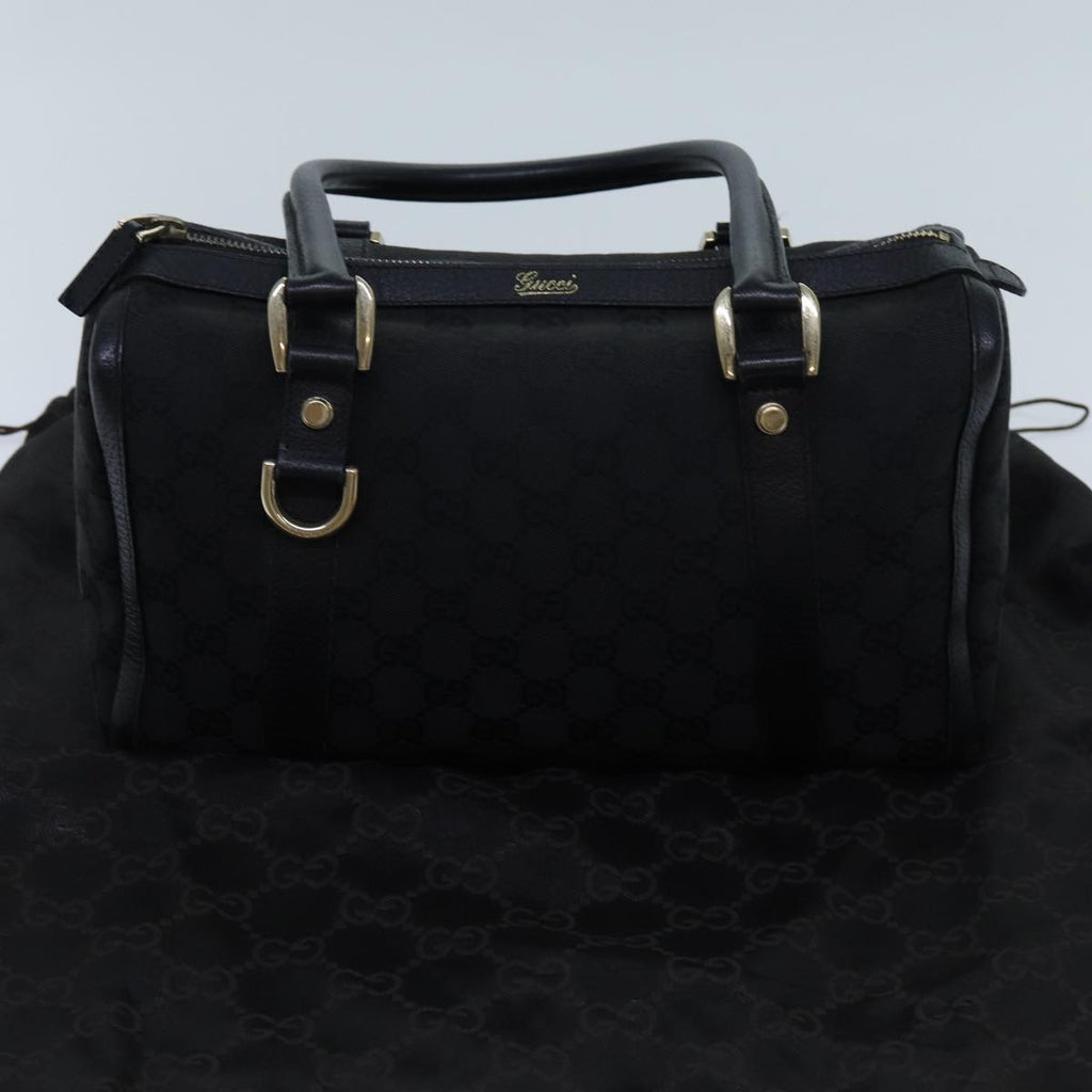 GUCCI GG Canvas Shoulder Bag Black 72519