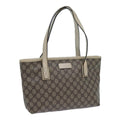 GUCCI GG Canvas Tote Bag Coated Canvas Beige 72524