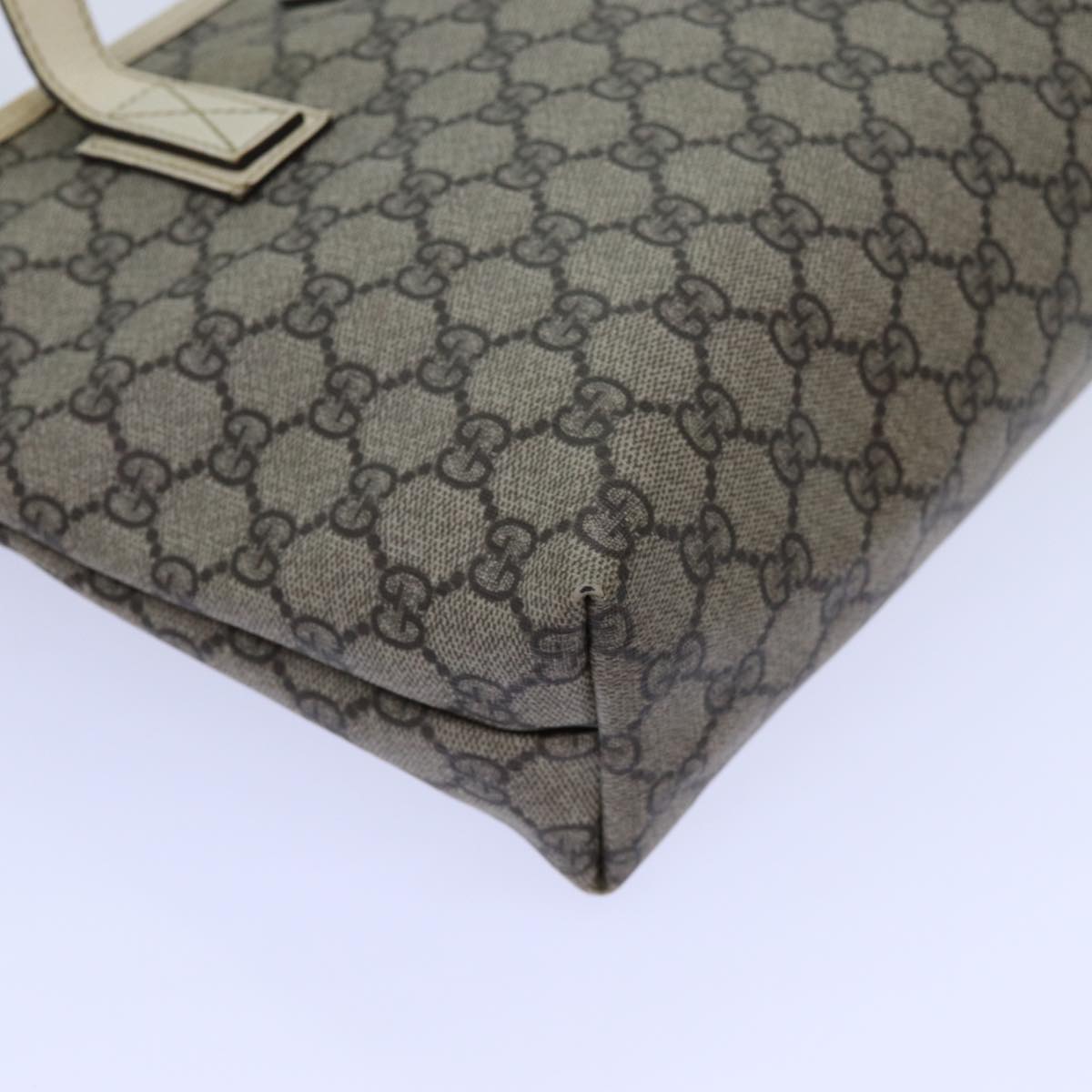 GUCCI GG Canvas Tote Bag Coated Canvas Beige 72524