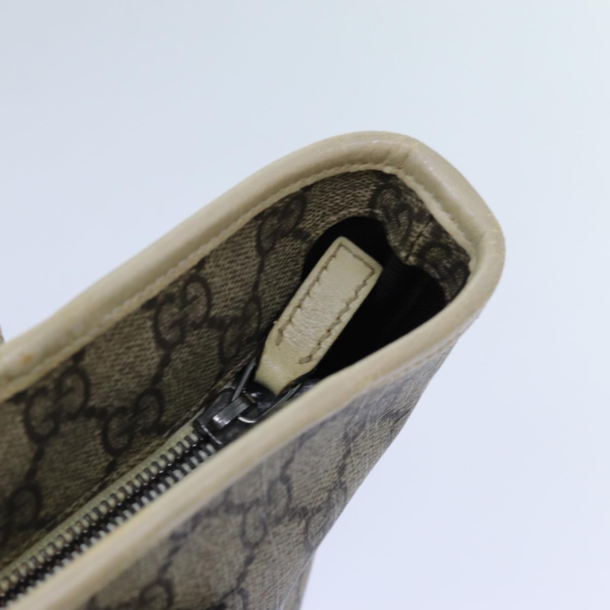 GUCCI GG Canvas Tote Bag Coated Canvas Beige 72524