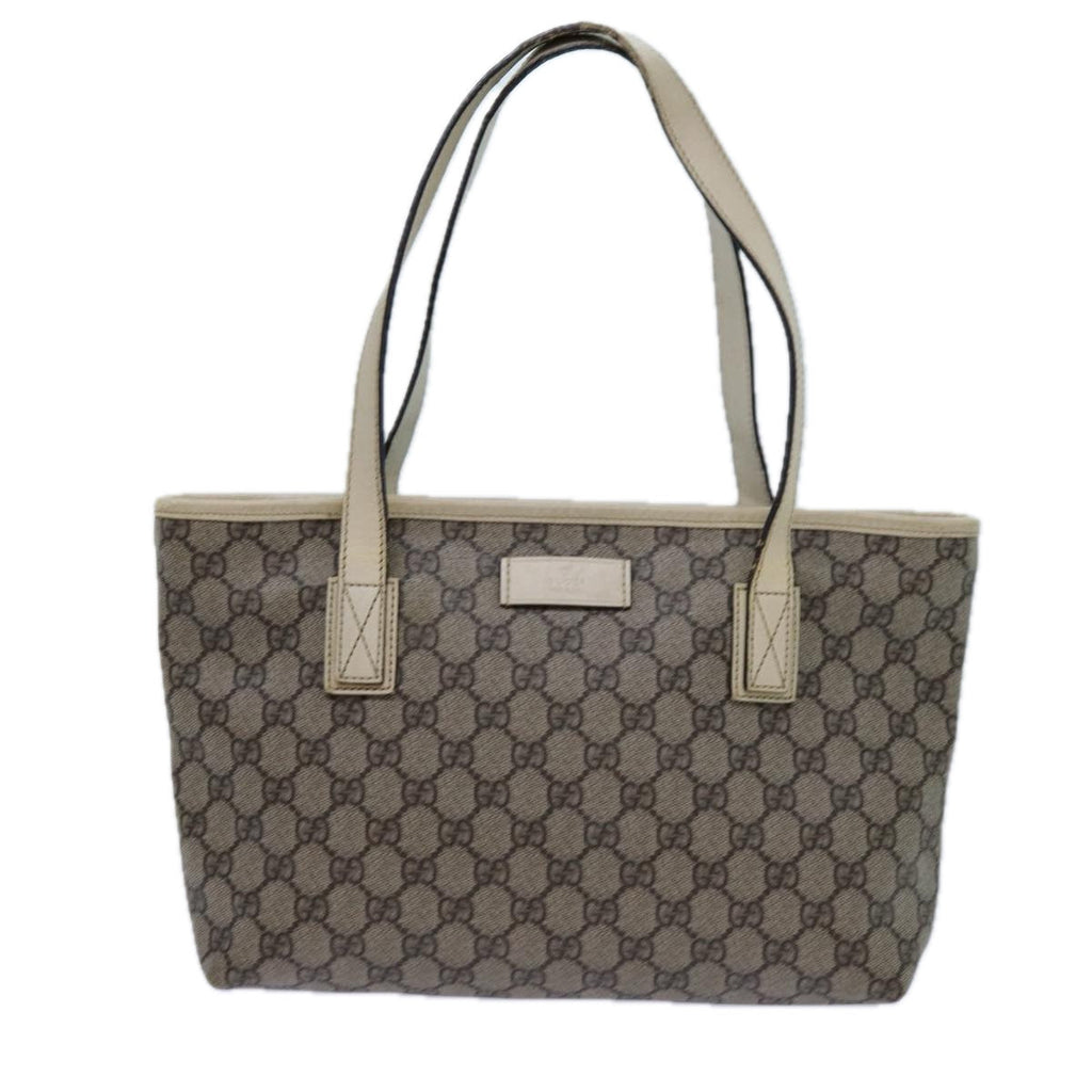 GUCCI GG Canvas Tote Bag Coated Canvas Beige 72524