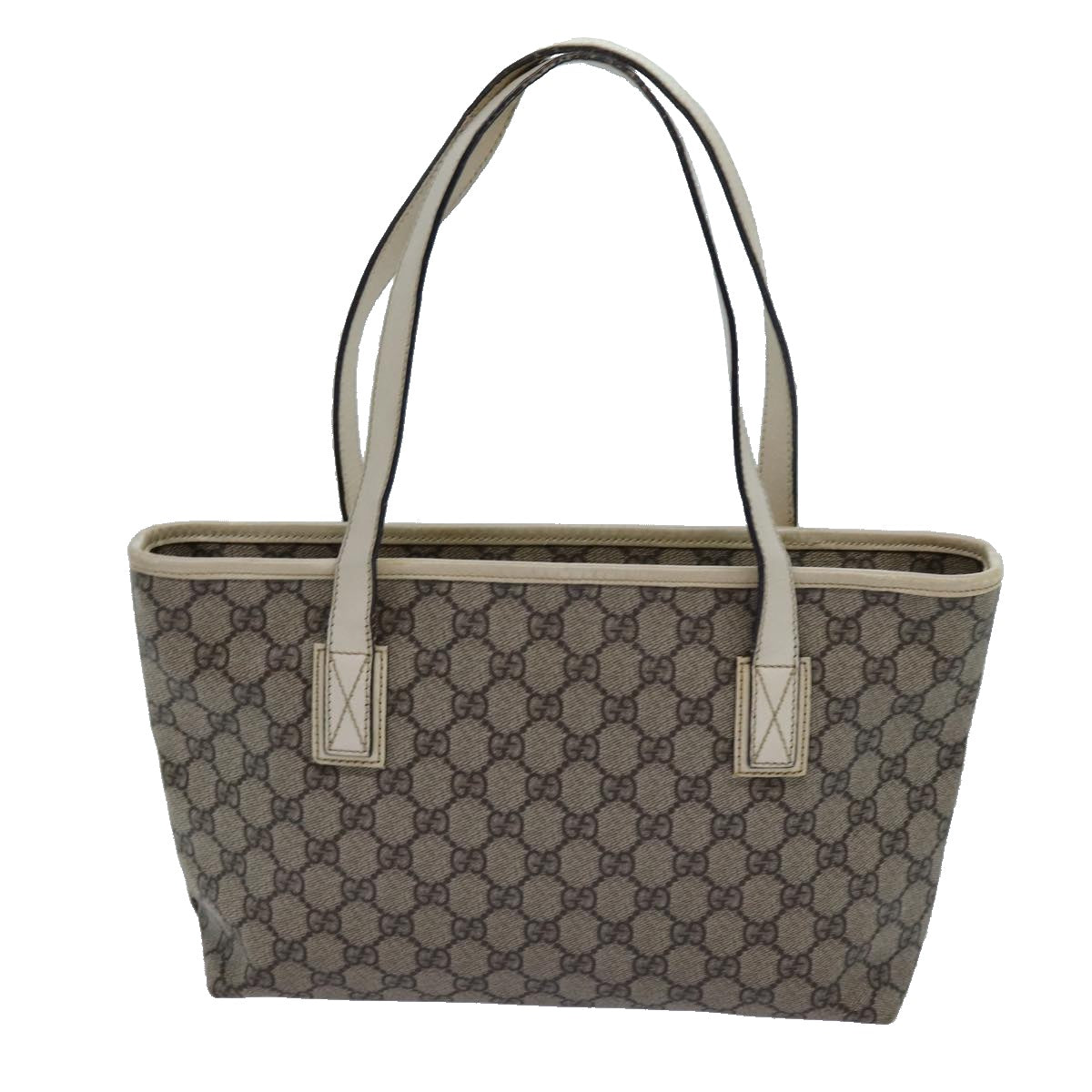 GUCCI GG Canvas Tote Bag Coated Canvas Beige 72524