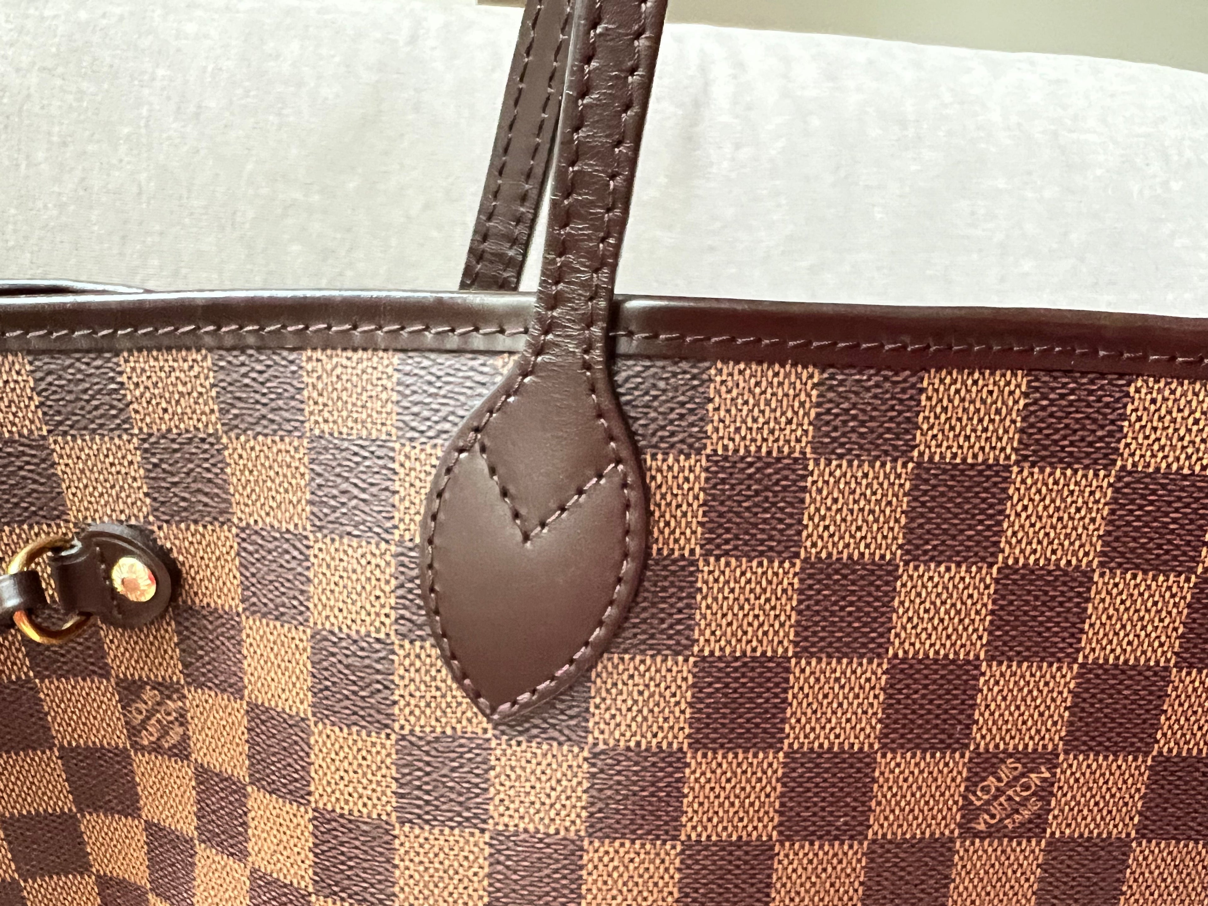 Louis Vuitton Neverfull MM Damier Ebene Cherry Interior (RRP £1,410)