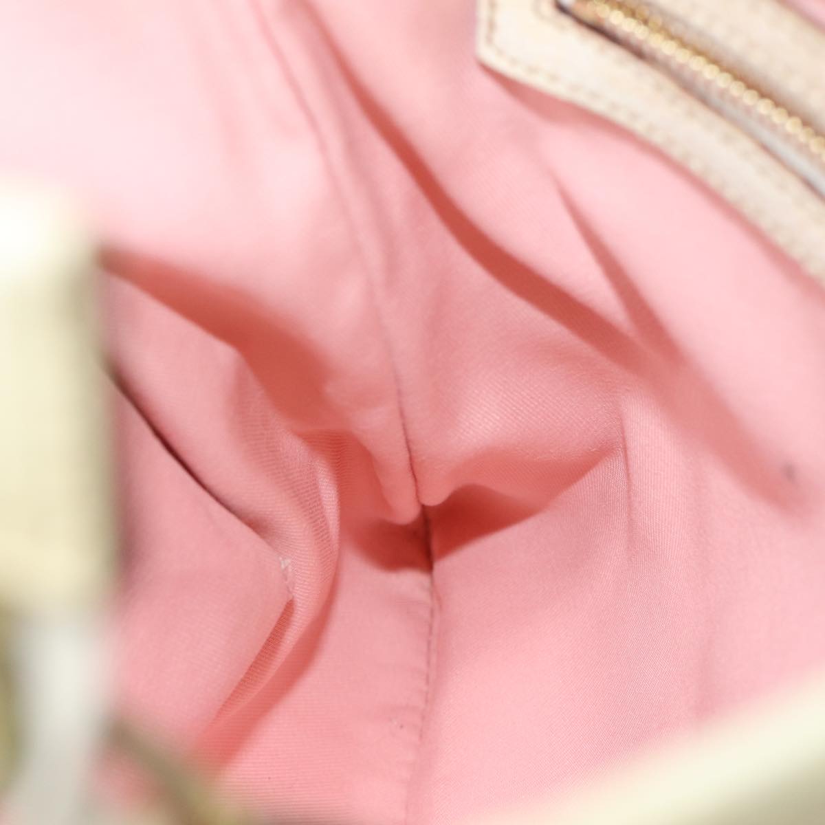 GUCCI GG Canvas Sherry Line Shoulder Bag Pink Khaki 144388 72593