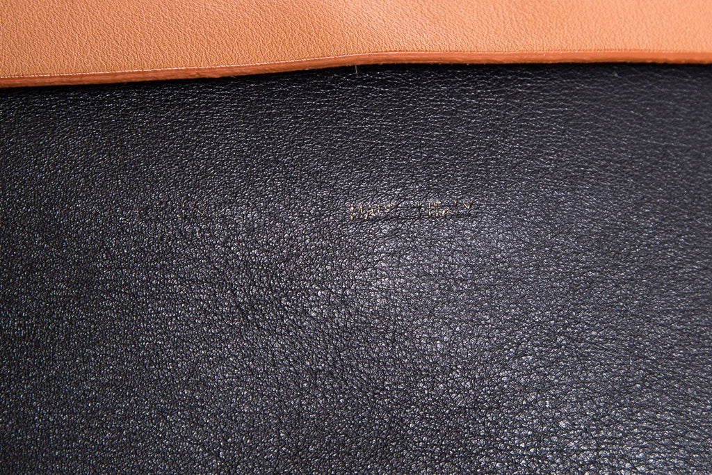 CÃƒÆ’Ã‚Â©line Ivory, Brown & Black Leather All Soft Tote