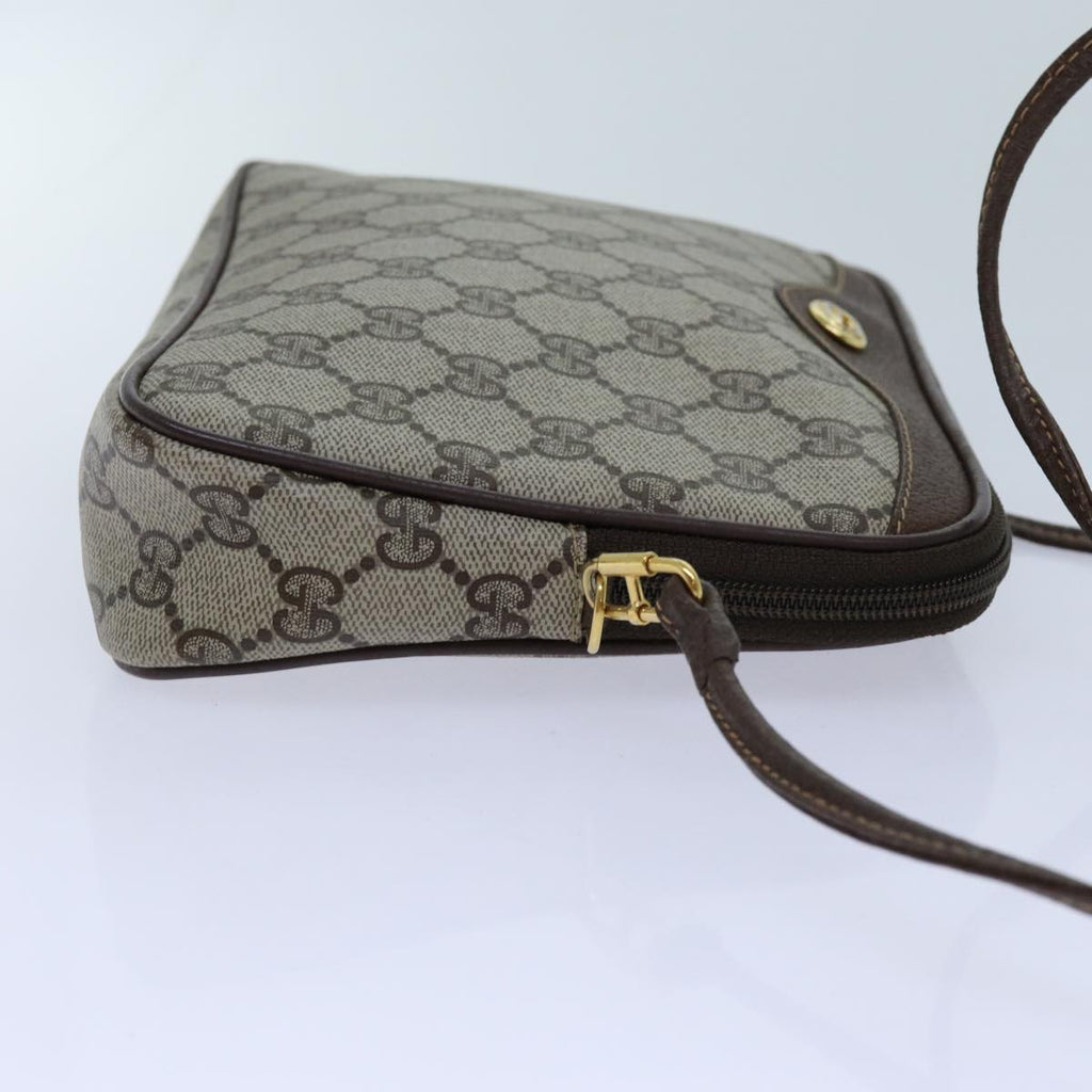 GUCCI GG Supreme Shoulder Bag PVC Beige 97 02 068 72620