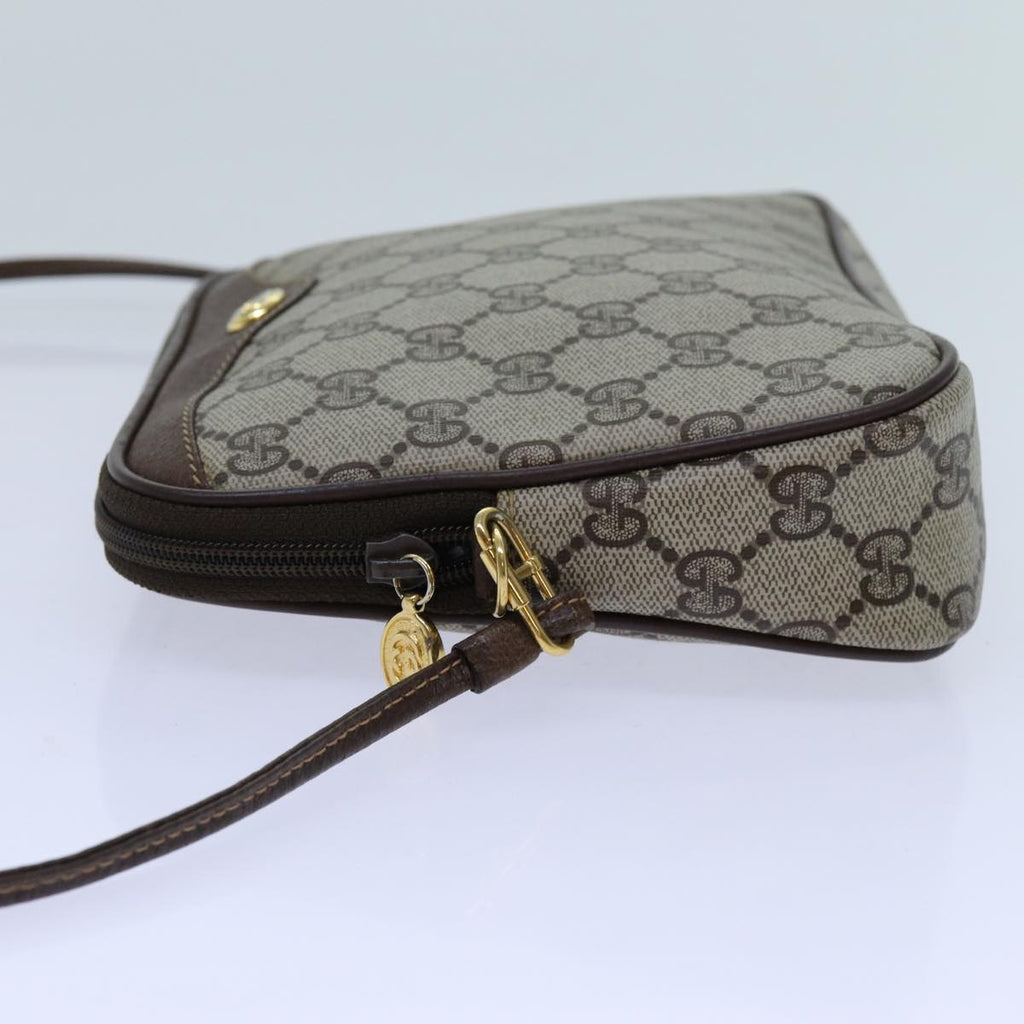 GUCCI GG Supreme Shoulder Bag PVC Beige 97 02 068 72620