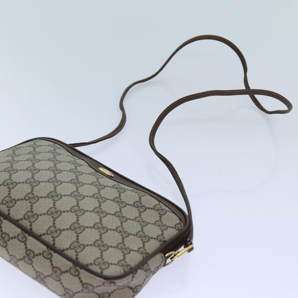 GUCCI GG Supreme Shoulder Bag PVC Beige 97 02 068 72620