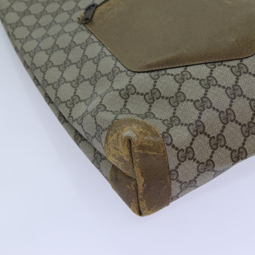 GUCCI GG Canvas Tote Bag PVC Beige 72633