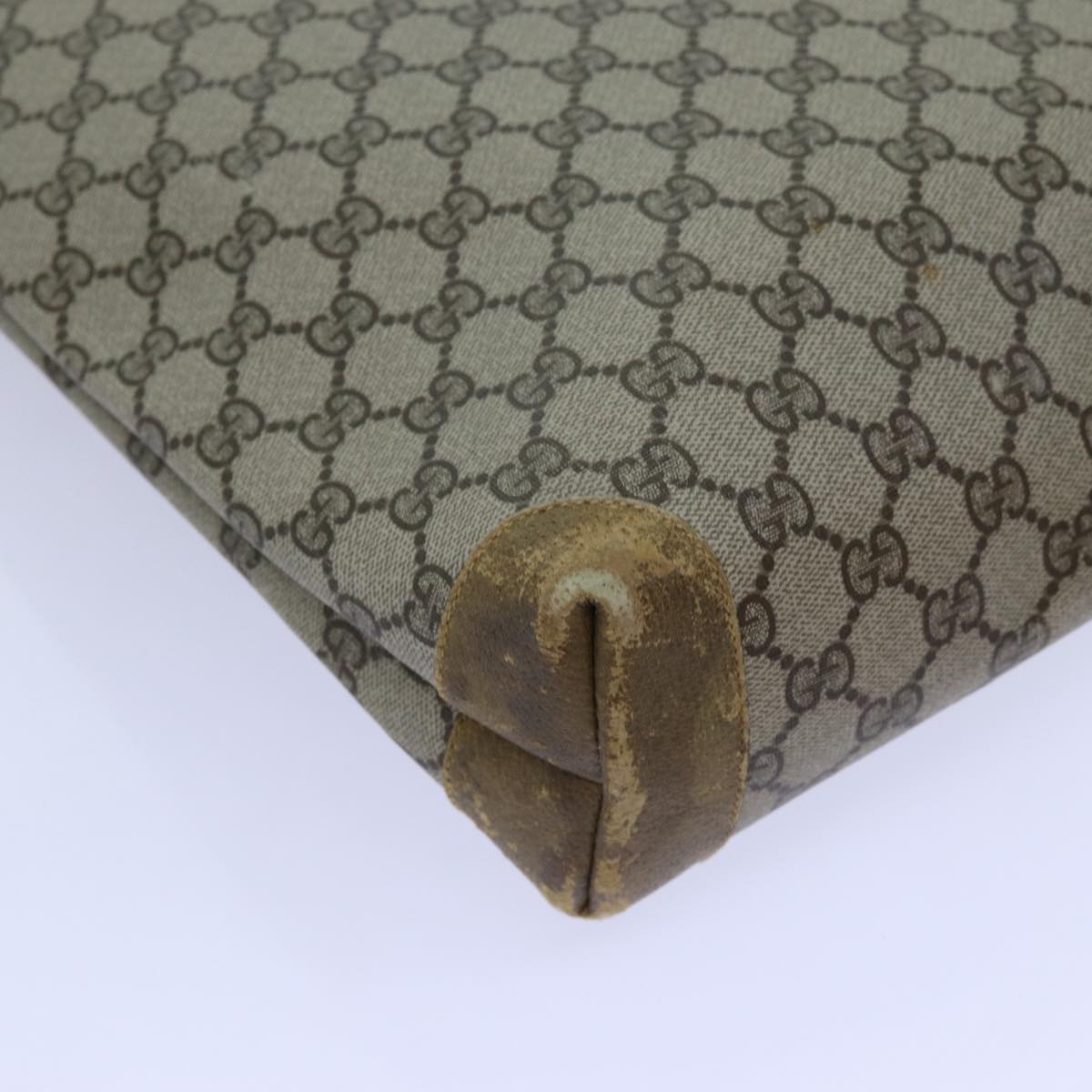 GUCCI GG Canvas Tote Bag PVC Beige 72633