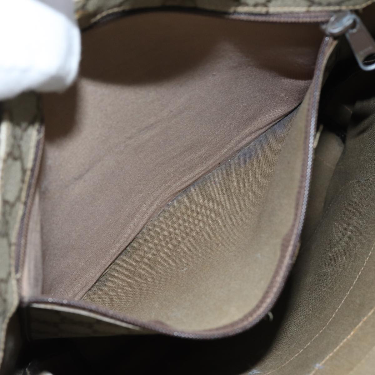 GUCCI GG Canvas Tote Bag PVC Beige 72633