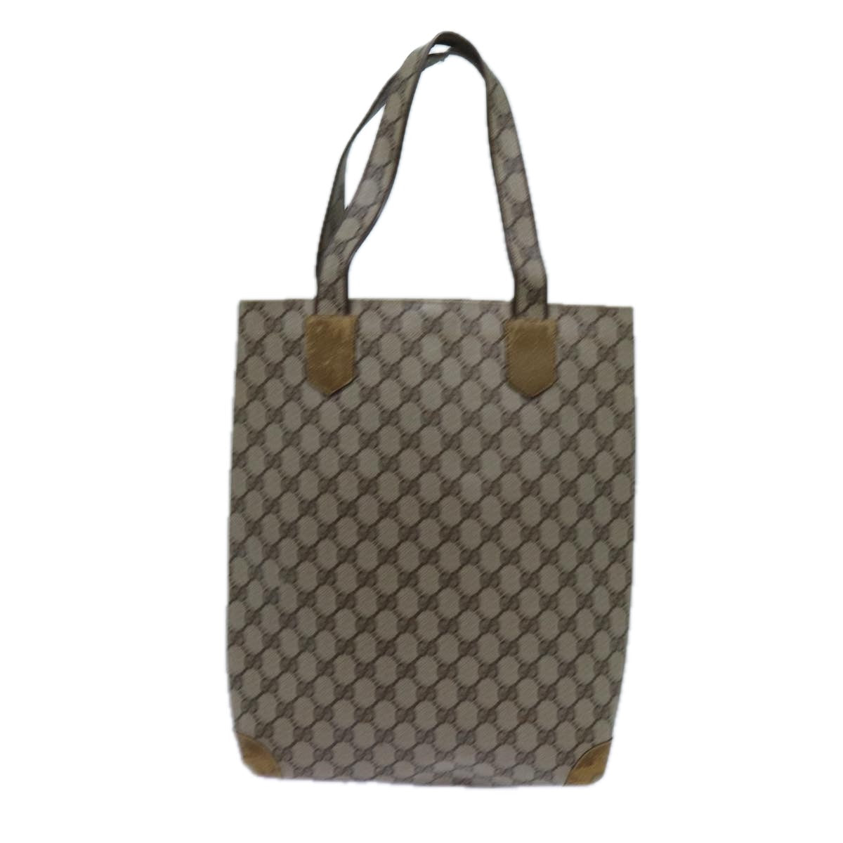 GUCCI GG Canvas Tote Bag PVC Beige 72633