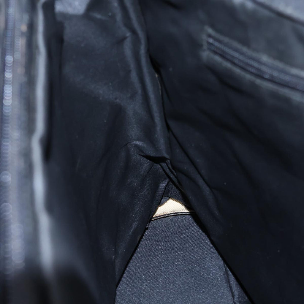 GUCCI Bamboo GG Canvas Hand Bag Nylon Black 002 1015 72641