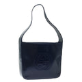 GUCCI Interlocking Shoulder Bag Enamel Navy 72657