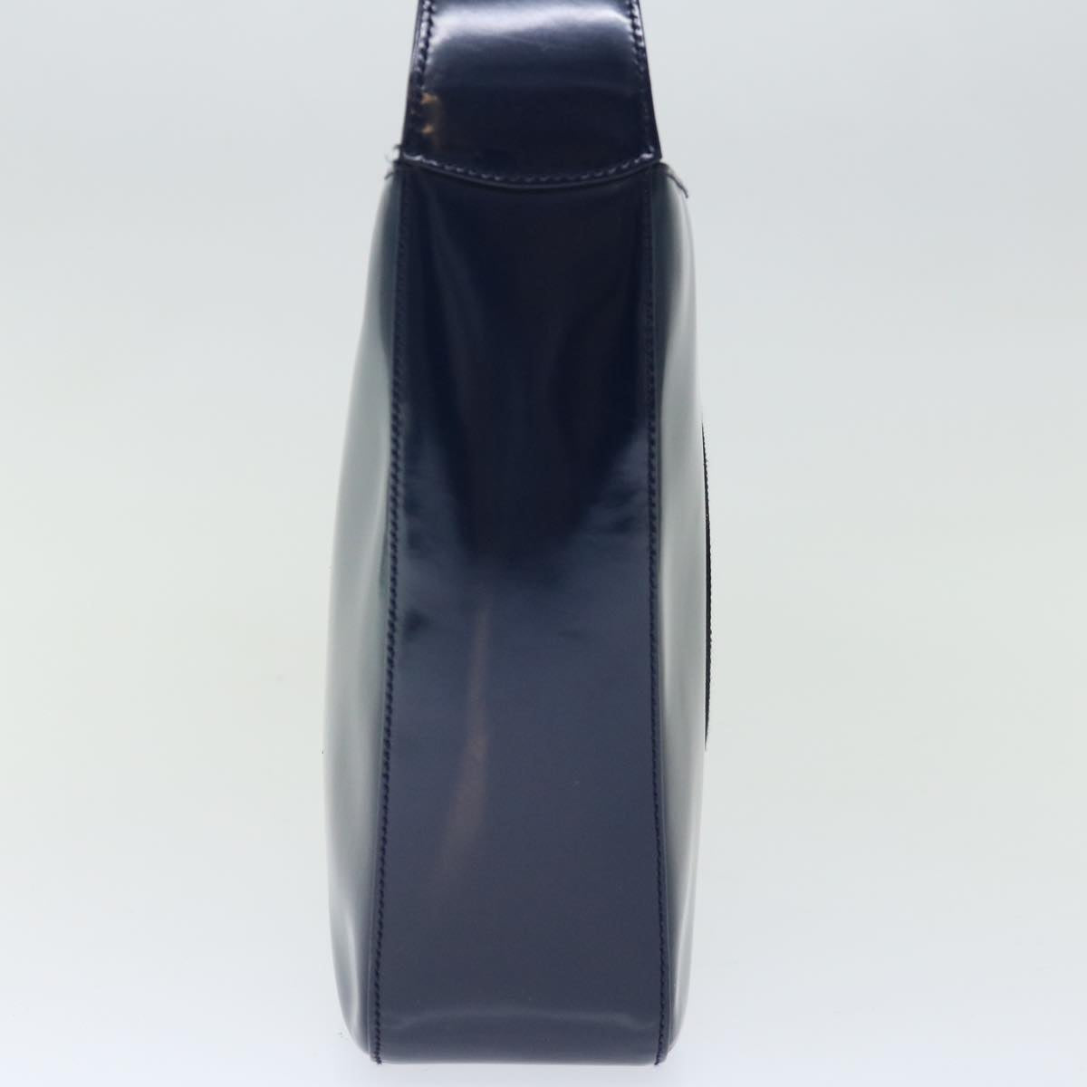 GUCCI Interlocking Shoulder Bag Enamel Navy 72657