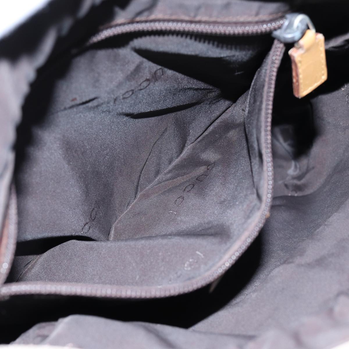 GUCCI GG Canvas Sherry Line Tote Bag Beige Red Brown 019 0402 72709