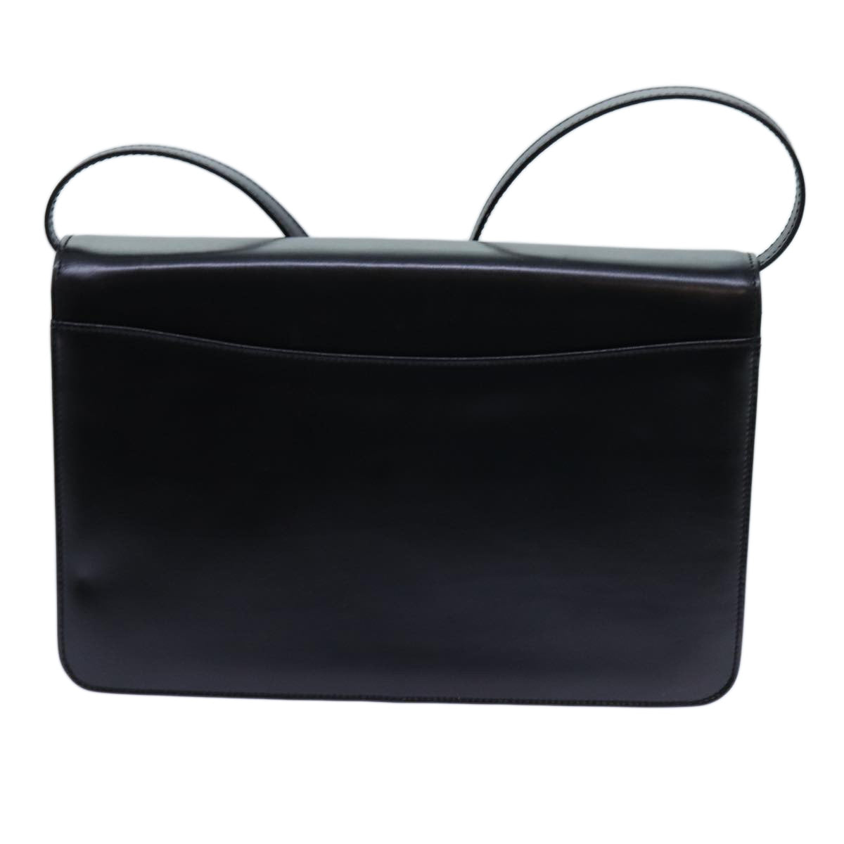 GUCCI Shoulder Bag Leather Black 72713