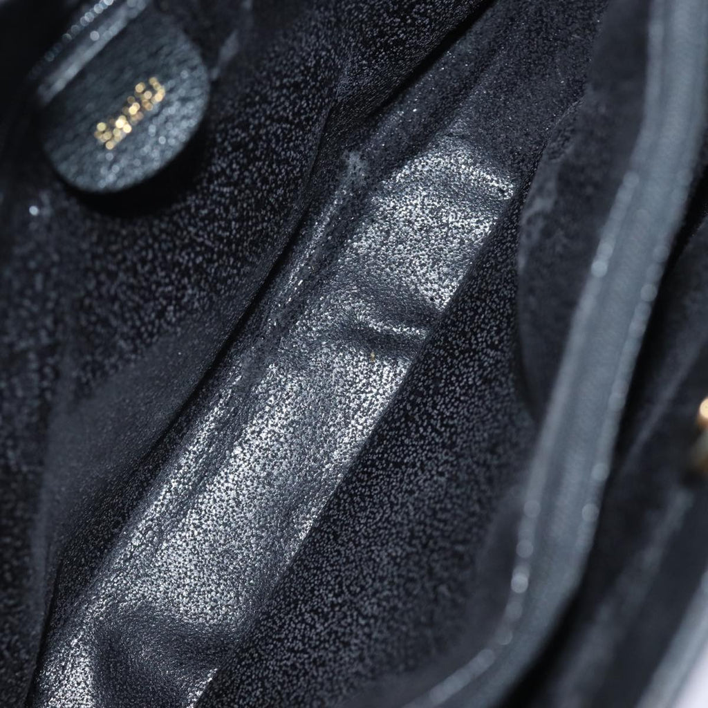GUCCI Bamboo Hand Bag Suede Black 002 853 0260 72721