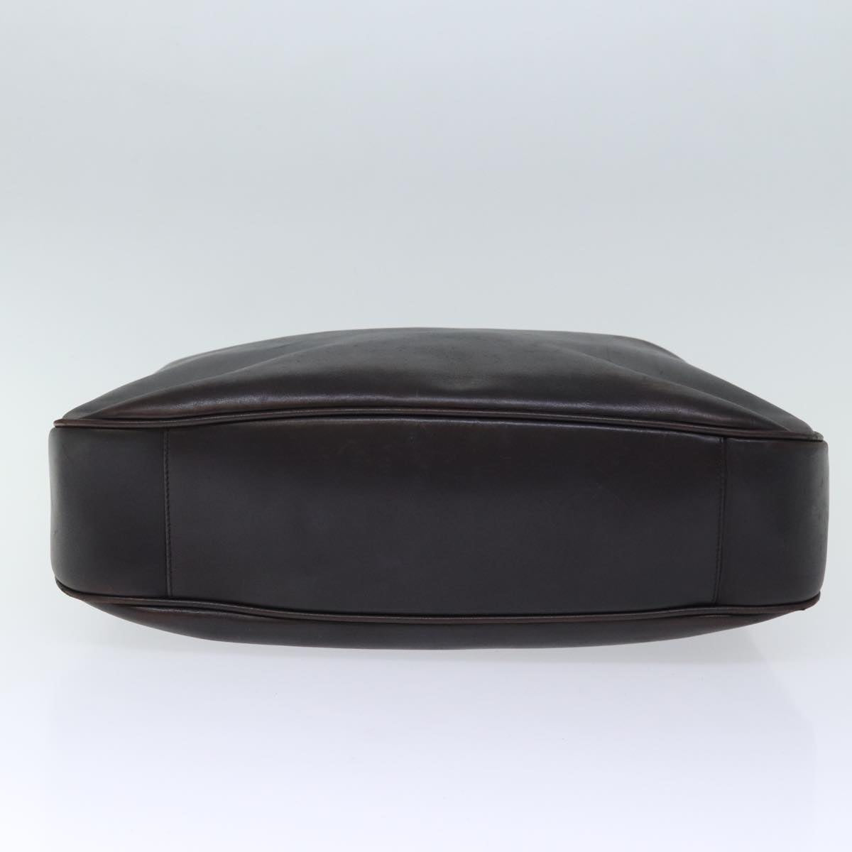 GUCCI Bamboo Hand Bag Leather 2way Brown 0011577 72734